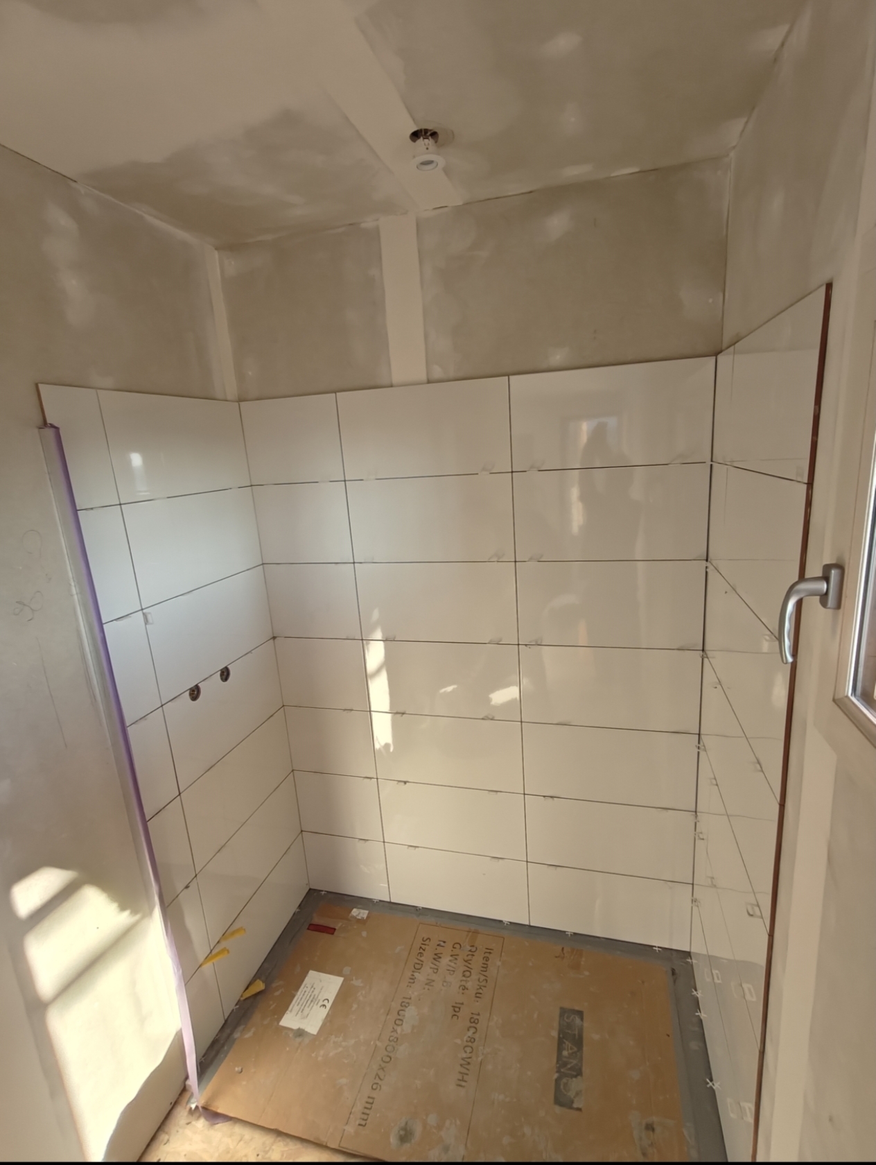 Chantier salle de bain en cours